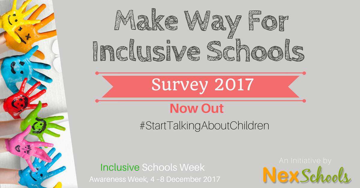 Inclusive School Survey 2017 in India by NexSchools.com